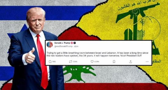 First Israel, Lebanon Leader Comms in 34 Years